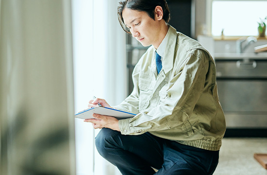 社内による最終検査